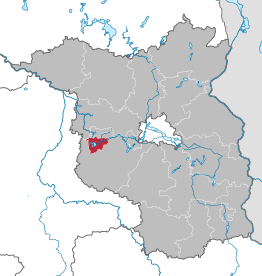 Kaart van Brandenburg an der Havel