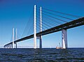 Die Brücke über den Öresund verbindet Kopenhagen mit der schwedischen Stadt Malmö.