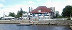 Britannia Yacht Club Clubhouse & Marquis tent during 125th anniversary celebrations in 2012
