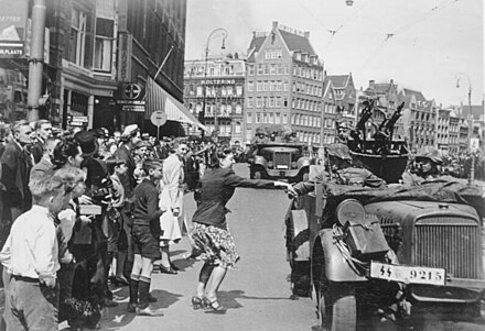 Waffen-SS troops in Amsterdam, 1940