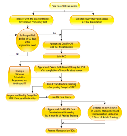 becomes flow of a how bill law chart a Wikipedia Accountancy Chartered   Course Indian