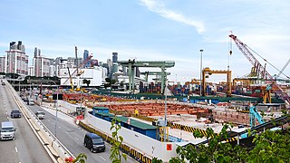 <span class="mw-page-title-main">Keppel MRT station</span> Mass Rapid Transit station in Singapore