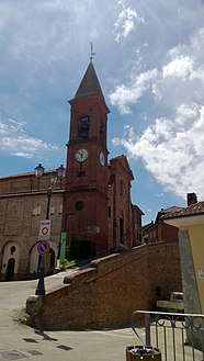 Campanile della chiesa parrocchiale di Cinaglio.jpg