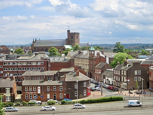 Image: Carlisle Cathedral seen from 3rd floor of Castle keep   geograph.org.uk   3043053