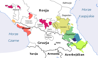Caucasic languages-pl.svg