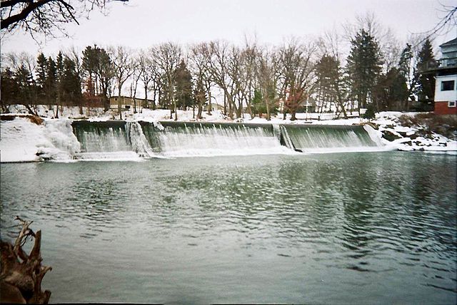 Cedar River at the Ramsey Mill Pond near Austin, Minnesota