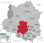 Die Kreisstadt Celle im Landkreis Celle