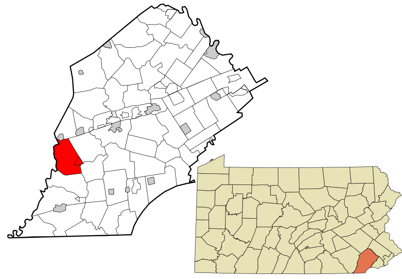 File:Chester County Pennsylvania incorporated and unincorporated areas West Fallowfield highlighted.svg