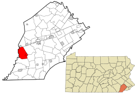 Localização de West Fallowfield Township