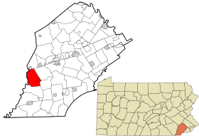 Ubicación de West Fallowfield Township