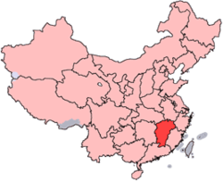 Localisation de Jiangxi