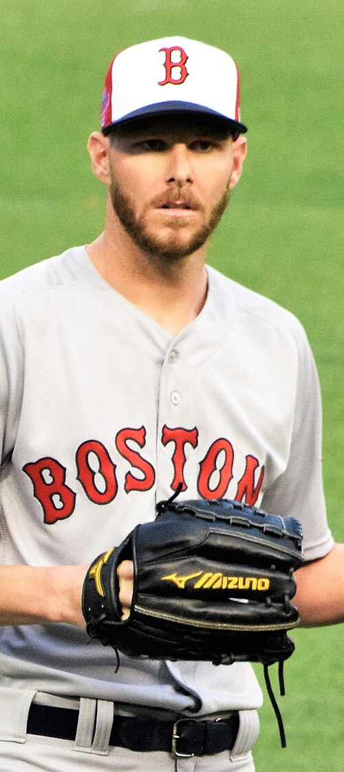 Sale with the Red Sox in 2018