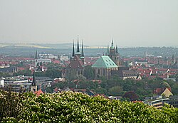 View over Erfurt
