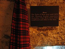 Clan Ross tartan in Clan Munro exhibition.jpg