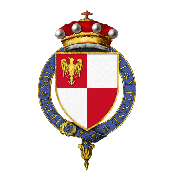 File:Coat of Arms of Sir William Phelip, Lord Bardolf, KG.png
