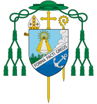 Coat of arms of Santiago Caragnan Sancho as Bishop of Tuguegarao.svg