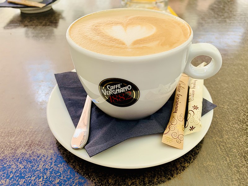 File:Coffee at Outdoor café Pijarska Street in Kraków, Poland, September 2019.jpg