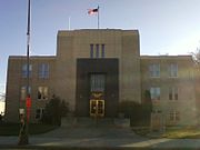 Pondera County Courthouse, Conrad, Montana, 1937-38.