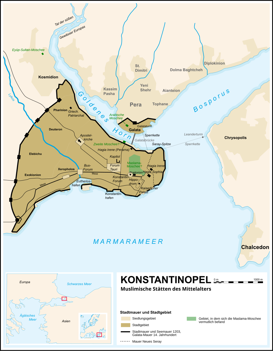 Карта Константинополя в средние века. Стамбул Константинополь на карте. Границы Константинополя на карте. Константинополь на карте мира.