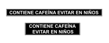Contiene Cafeína - Sistema de Etiquetado Frontal de Alimentos y Bebidas de México 06.svg