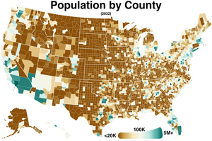 List Of The Most Populous Counties In The United States