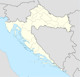 Crna Klada na karti Hrvatske