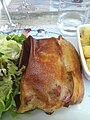 Croustillant de pied de cochon, restaurant Le Bungalow, Vichy (août 2019).jpg
