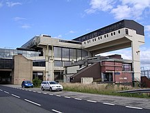 Cumbernauld, winner of the Carbuncle Award in 2001 and 2005 Cumbernauld Town Centre - geograph.org.uk - 207206.jpg