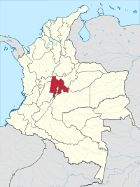 Cundinamarca in Colombia (mainland).svg