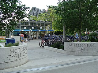 <span class="mw-page-title-main">McDonald's Cycle Center</span> Bicycle police facility in Chicago, Illinois, USA