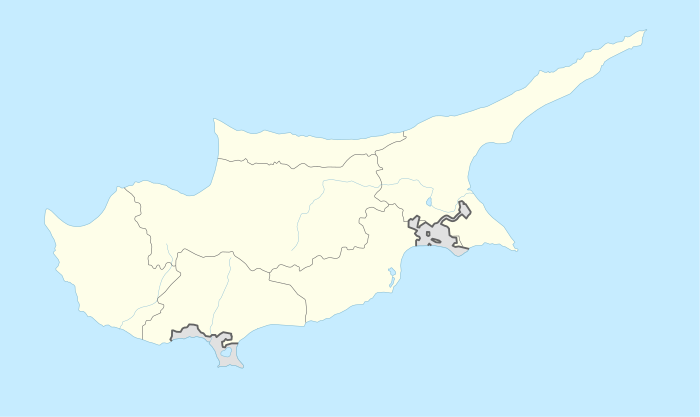 Β΄ κατηγορία ποδοσφαίρου ανδρών Κύπρου 1973-74 is located in Κύπρος