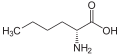 Deutsch: Struktur von D-Norleucin English: Structure of D-Norleucine