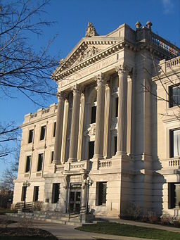 DeKalb Countys domstolshus i Sycamore.