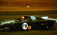 Am Steuer eines De Cadenet Lola LM beim 6-Stunden-Rennen von Silverstone 1979