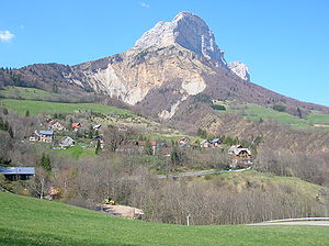 The Dent de Crolles, in the SW part of the range