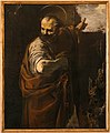 Domenico fetti, cristo e undici apostoli, forse da viadana, 1620 circa 02 pietro.jpg