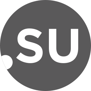 <span class="mw-page-title-main">.su</span> Internet country-code top level domain for the Soviet Union