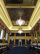 St. Patrick's Hall in in Dublin Castle in 2018