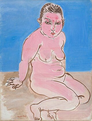 <i>Pink Nude</i> Painting by Raoul Dufy
