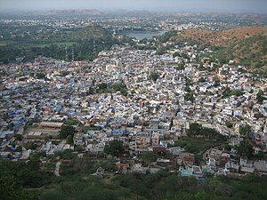 Gambaran udara Dungarpur.
