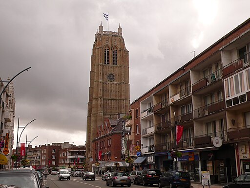 Belfried in Dünkirchen. Dunkerque Belfort