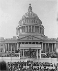 Photograph of President Eisenhower's inauguration