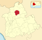 Расположение муниципалитета Эль-Педросо на карте провинции