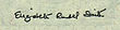 Firma de Elizabeth Rudel Smith