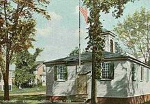 Erudition Schoolhouse (1794) in 1911