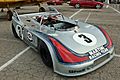 Una Porsche 908/3 in livrea Martini Racing su base argento (1970)