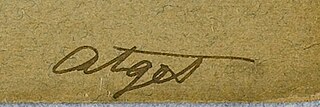 signature d'Eugène Atget
