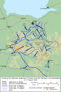 Falaise Pocket engagement of the Battle of Normandy in the Second World War