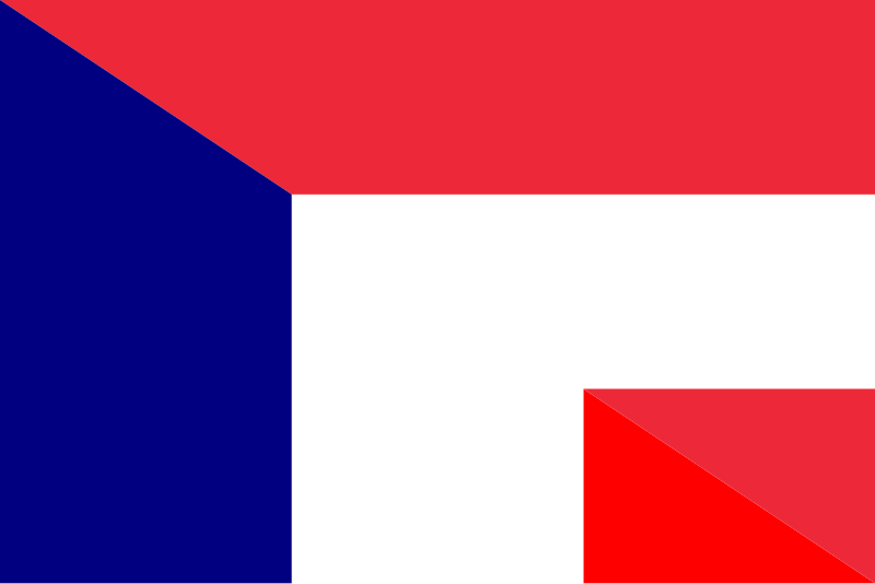 File:Flag of Austria and France.svg