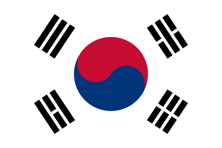 ไฟล์:Flag of South Korea (Pantone).svg